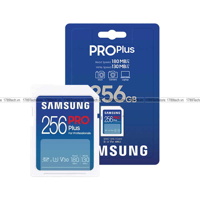 Samsung Pro Plus SDXC UHI-S V30 256GB 180MB/s